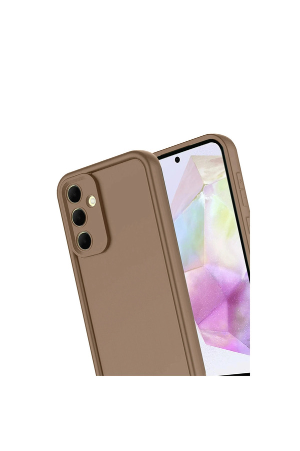 Evi̇mdeyokyok Samsung Galaxy A17 5G Vi̇era Si̇li̇kon - Kahverengi̇