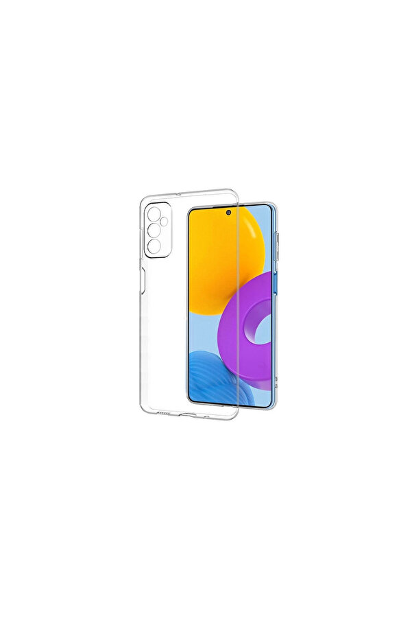 Evi̇mdeyokyok Samsung Galaxy M52 5G Kılıf Deluxe 2Mm Şeffaf Si̇li̇kon - Şeffaf