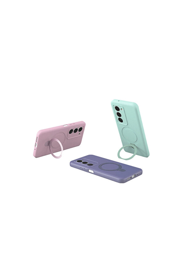 Evi̇mdeyokyok Xi̇aomi̇ Redmi̇ 15 4G Regal Magsafe Standlı Kapak - Su Yeşi̇li̇
