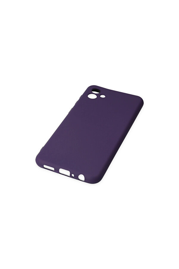 Evi̇mdeyokyok Samsung Galaxy A04 Kılıf Fi̇rst Si̇li̇kon - Mor