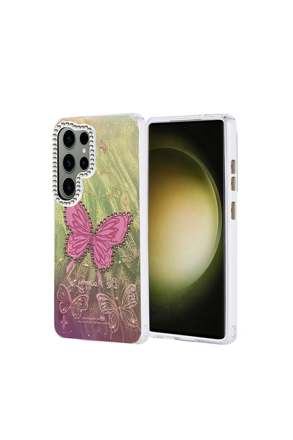 Evimdeyokyok Samsung Galaxy S25 Ultra Kılıf Blade Aynalı Desenli Kapak - Desen 5