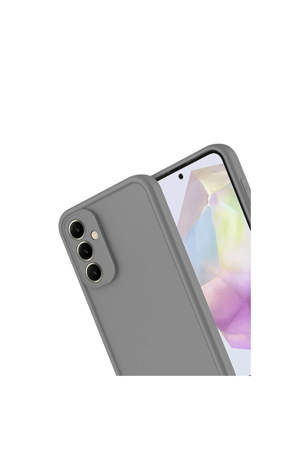 Evi̇mdeyokyok Samsung Galaxy A17 5G Vi̇era Si̇li̇kon - Gri̇