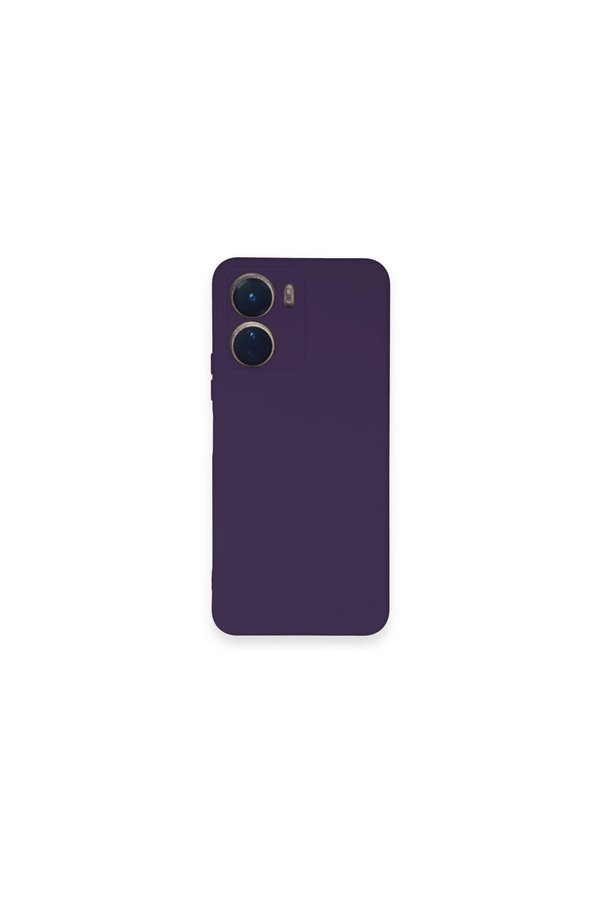Evimdeyokyok Vivo Y16 Kılıf Nano İçi Kadife Silikon - Mor