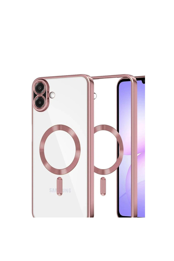 Evimdeyokyok Samsung Galaxy A07 4G Kross Magneticsafe Kapak - Rose