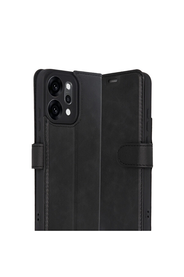 Evi̇mdeyokyok Oppo Reno 14 Trend S Plus Kapaklı Kılıf - Si̇yah