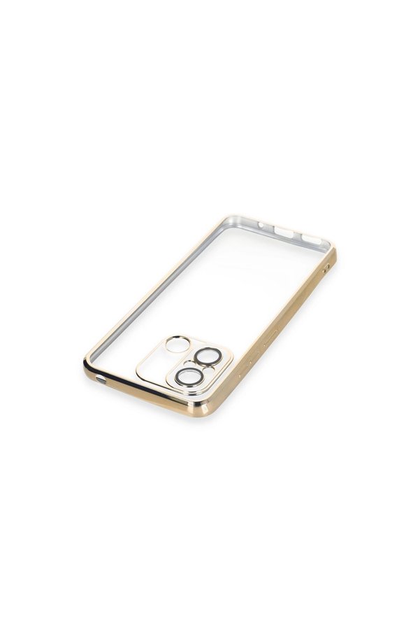 Evimdeyokyok Xiaomi Redmi 12C Kılıf Razer Lensli Silikon - Gold