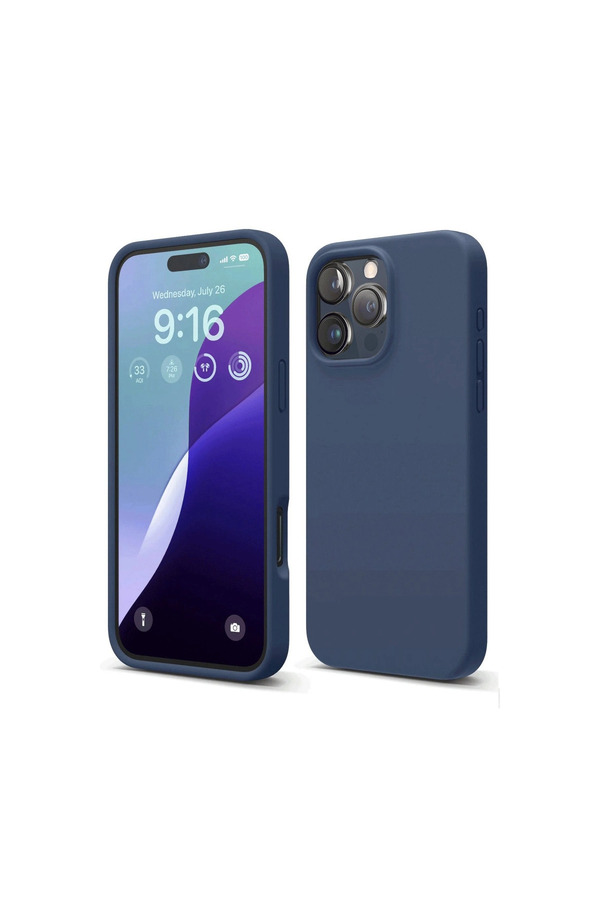 Evimdeyokyok Apple İphone 16 Pro Max Kılıf First Silikon - Lacivert
