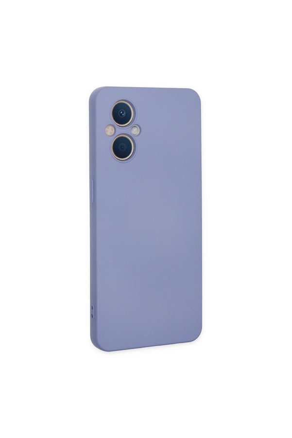 Evimdeyokyok Oppo Reno 7 Lite Kılıf Nano İçi Kadife Silikon - Lila