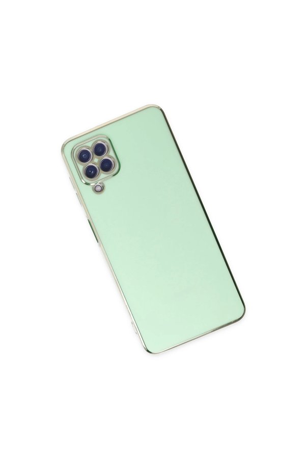 Evimdeyokyok Samsung Galaxy A22 Kılıf Volet Silikon - Açık Yeşil