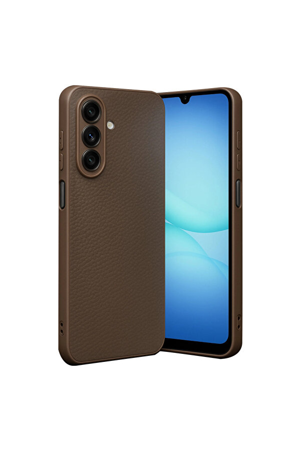 Evi̇mdeyokyok Samsung Galaxy A17 5G Thermax Si̇li̇kon Kılıf - Kahverengi̇