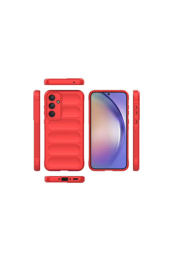 Evi̇mdeyokyok Samsung Galaxy A26 Kılıf Opti̇mum Si̇li̇kon - Kırmızı