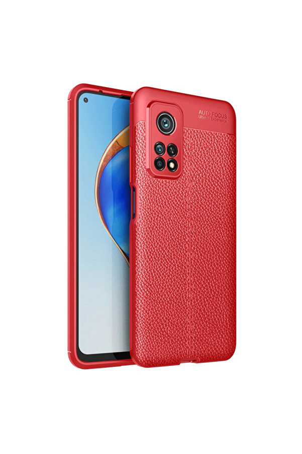 Evi̇mdeyokyok Xi̇aomi̇ Mi̇ 10T Pro Kılıf Auto Focus Kapak - Kırmızı