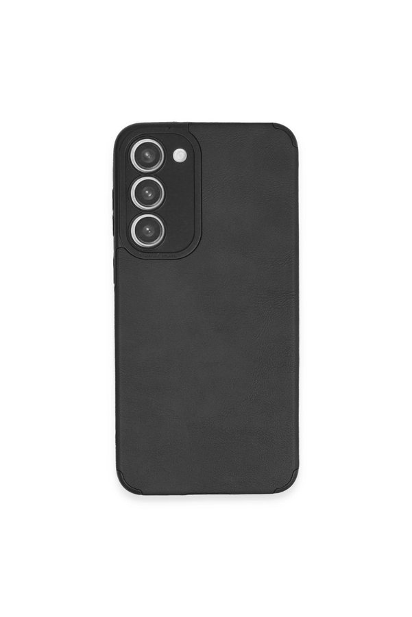 Evimdeyokyok Samsung Galaxy S23 Plus Kılıf Loop Deri Silikon - Siyah