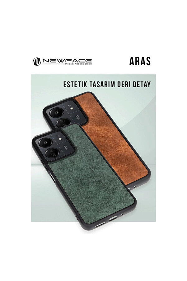 Evi̇mdeyokyok Samsung Galaxy A26 Kılıf Aras Deri̇ Kapak - Kırmızı