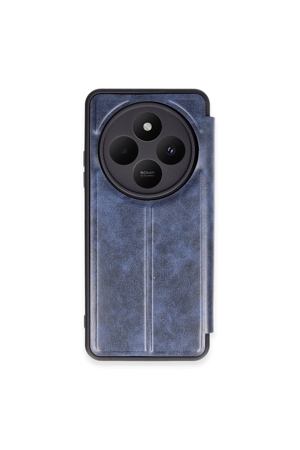 Evimdeyokyok Xiaomi Redmi 14C Kılıf Flip Cover - Lacivert