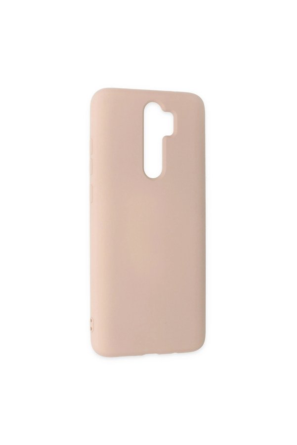 Evimdeyokyok Xiaomi Redmi Note 8 Pro Kılıf Nano İçi Kadife Silikon - Pudra