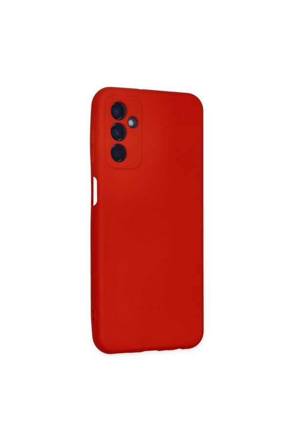 Evimdeyokyok Samsung Galaxy M23 Kılıf Nano İçi Kadife Silikon - Kırmızı