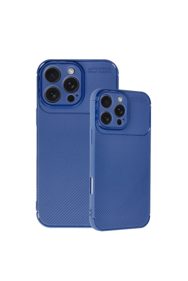 Evimdeyokyok Apple İphone 16 Pro Max Kılıf Auto Focus Karbon Kapak - Lacivert