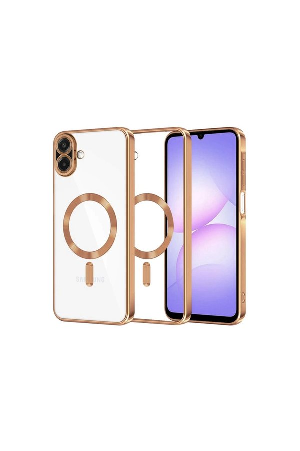 Evimdeyokyok Samsung Galaxy A07 4G Kross Magneticsafe Kapak - Çöl Titanyum