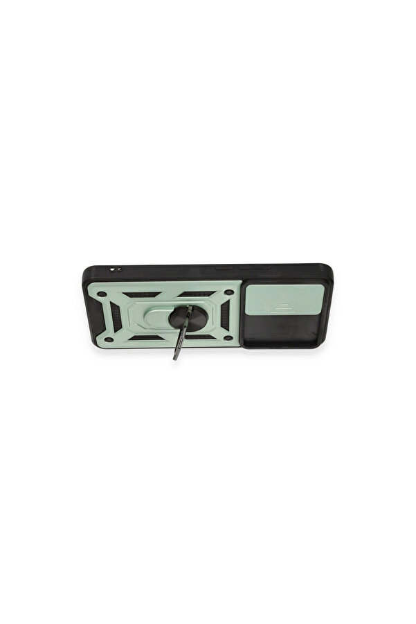 Evi̇mdeyokyok Xi̇aomi̇ Mi̇ 12T Pro Kılıf Pars Lens Yüzüklü Si̇li̇kon - Yeşi̇l