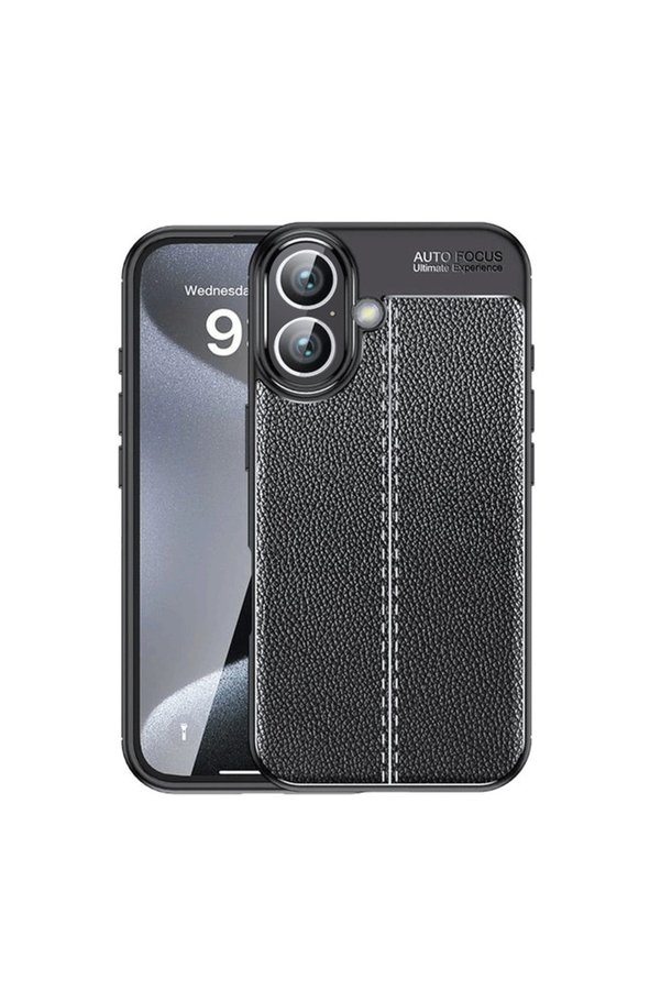Evimdeyokyok Apple İphone 16 Kılıf Auto Focus Kapak - Siyah