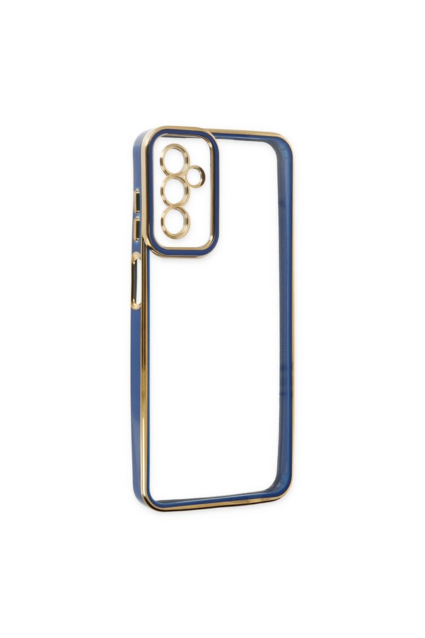 Evimdeyokyok Samsung Galaxy M23 Kılıf Liva Lens Silikon - Mavi