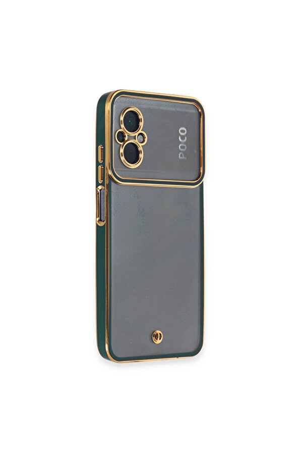 Evi̇mdeyokyok Xi̇aomi̇ Poco M5 Kılıf Li̇va Lens Si̇li̇kon - Yeşi̇l