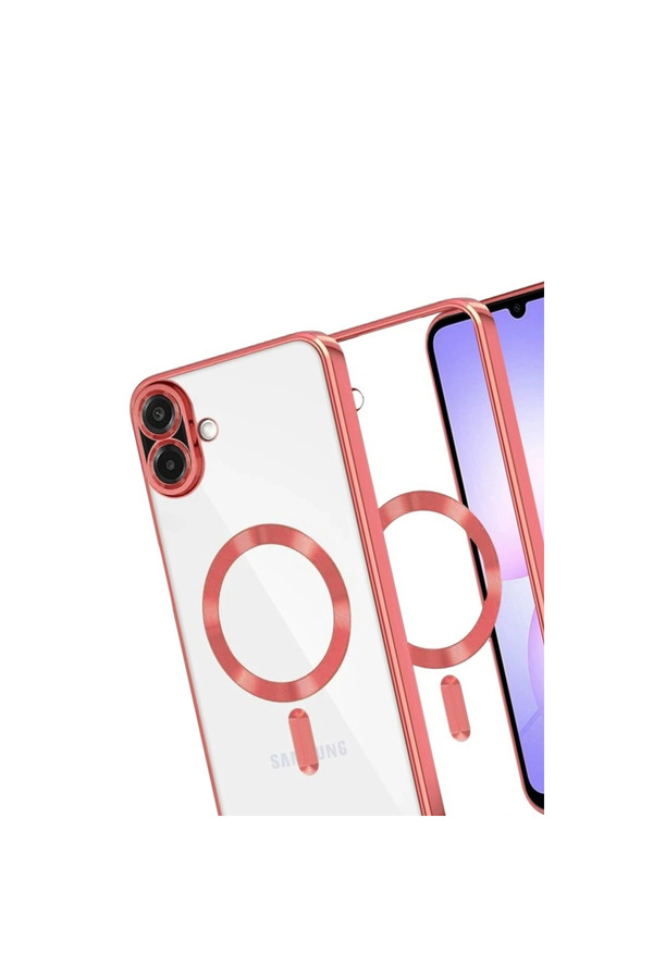Evimdeyokyok Samsung Galaxy A07 4G Kross Magneticsafe Kapak - Kırmızı