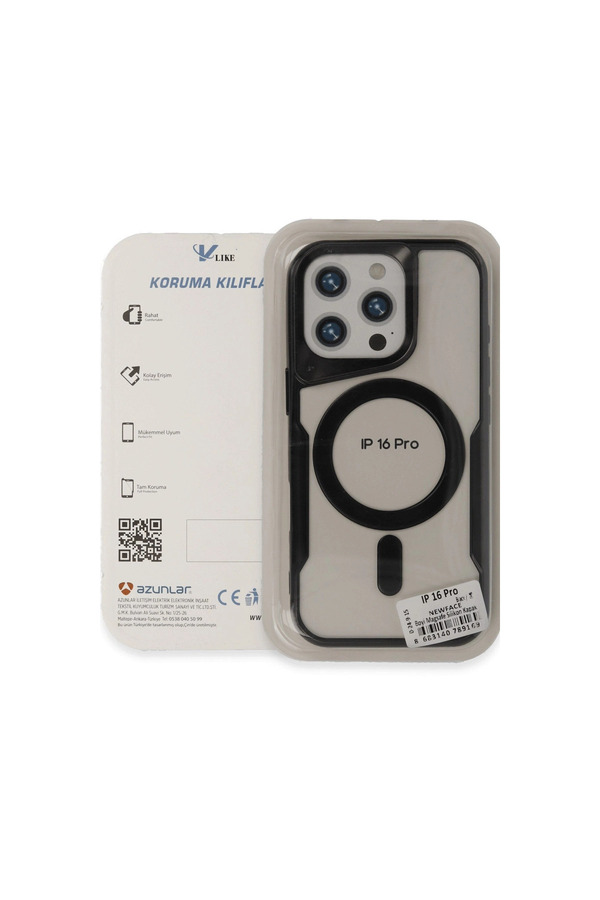Evimdeyokyok Apple İphone 16 Pro Max Kılıf Boyi Magsafe Silikon Kapak - Lacivert