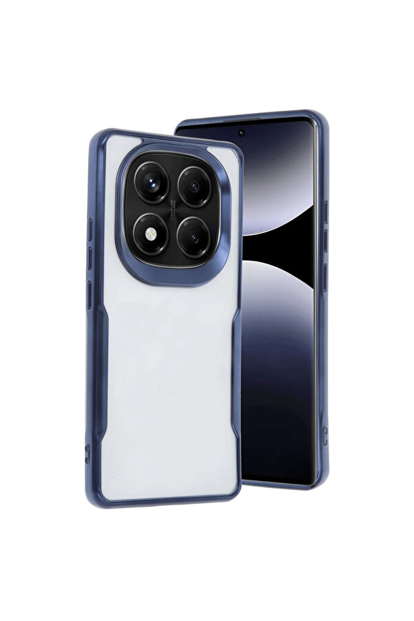 Evi̇mdeyokyok Xi̇aomi̇ Redmi̇ Note 14 Pro 5G Kılıf Boyi̇ Si̇li̇kon Kapak - Laci̇vert