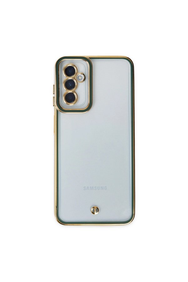 Evimdeyokyok Samsung Galaxy M23 Kılıf Liva Lens Silikon - Yeşil