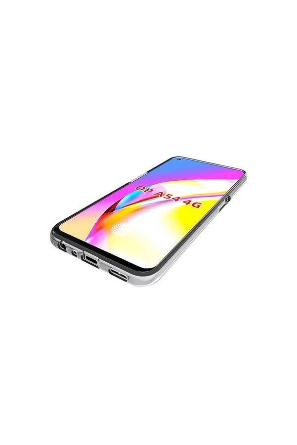 Evimdeyokyok Oppo A54 4G Kılıf Deluxe 2Mm Şeffaf Silikon - Şeffaf