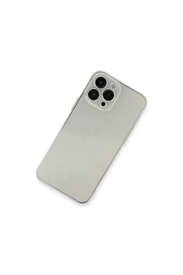 Evi̇mdeyokyok Apple İphone 13 Pro Max Kılıf Fly Lens Si̇li̇kon - Şeffaf
