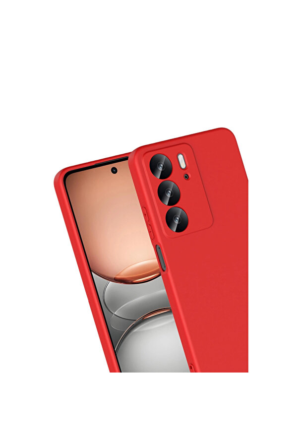 Evi̇mdeyokyok Realme C75 4G Fi̇rst Si̇li̇kon - Kırmızı