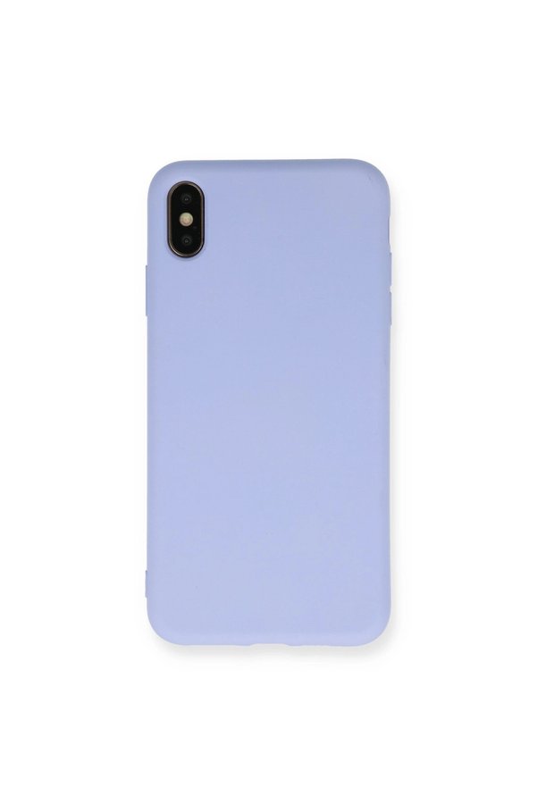 Evimdeyokyok Apple İphone Xs Max Kılıf Nano İçi Kadife Silikon - Lila