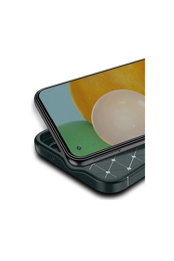 Evi̇mdeyokyok Tecno Spark 30 Pro Kılıf Auto Focus Karbon Kapak - Koyu Yeşi̇l