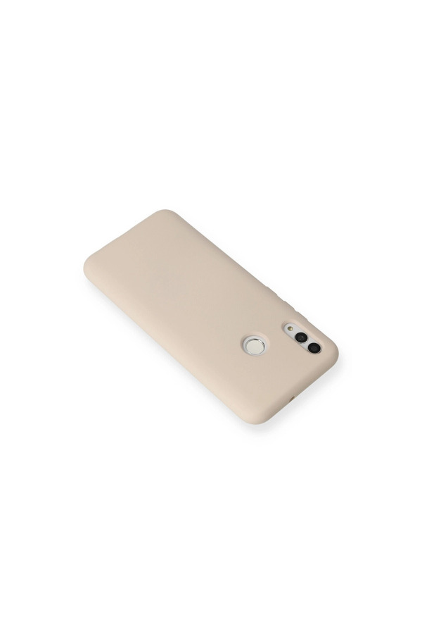 Evimdeyokyok Huawei P Smart 2019 Kılıf Nano İçi Kadife Silikon - Pudra