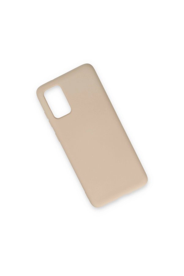 Evimdeyokyok Samsung Galaxy S20 Kılıf Nano İçi Kadife Silikon - Pudra