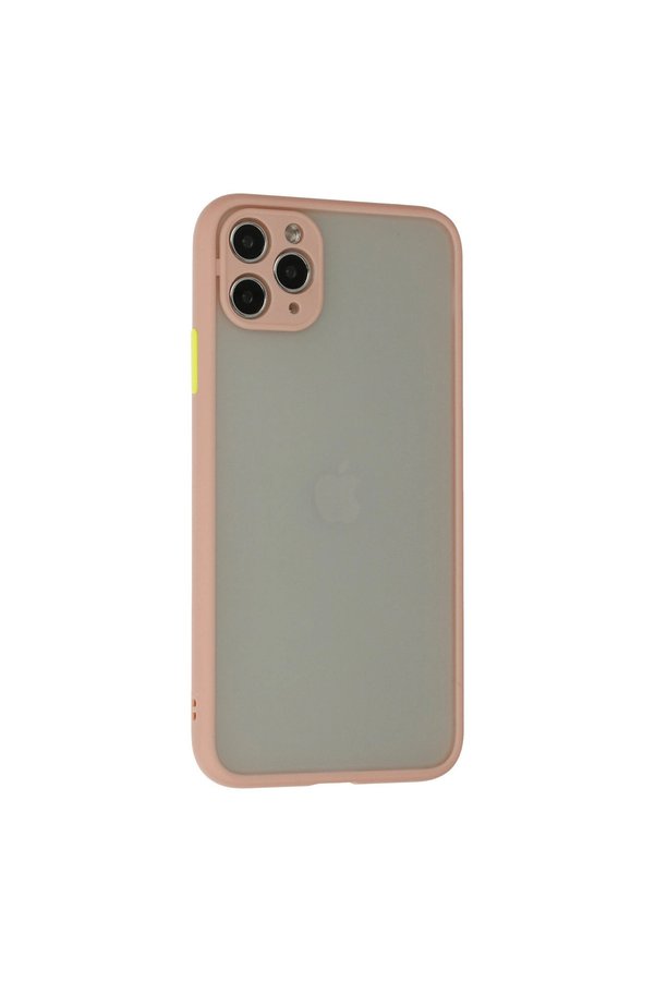 Evi̇mdeyokyok Apple İphone 12 Pro Max Kılıf Montreal Si̇li̇kon Kapak - Pembe