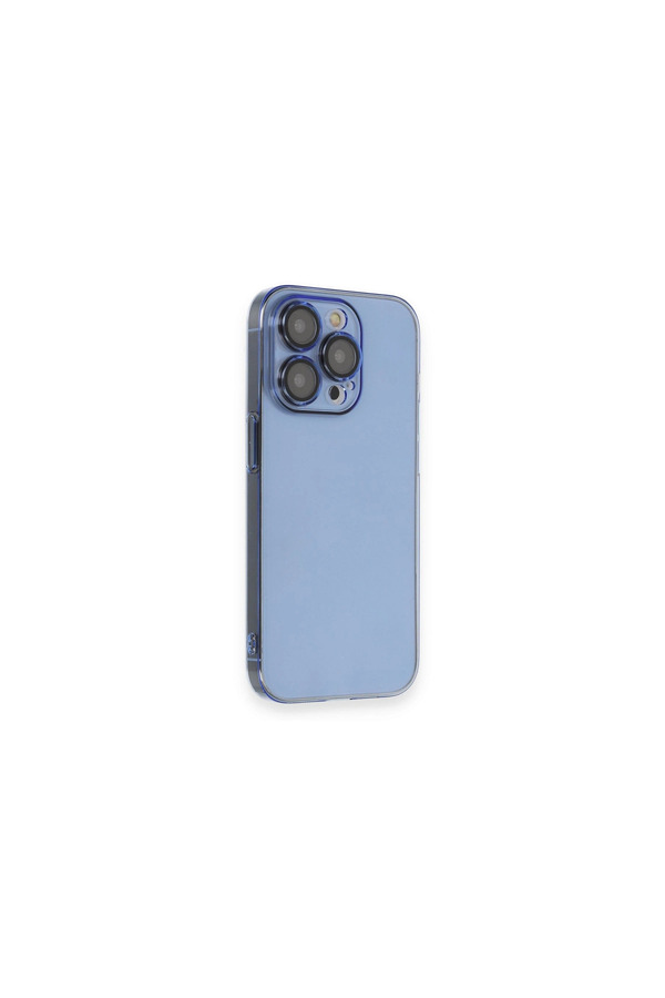 Evimdeyokyok Apple İphone 14 Pro Max Kılıf Armada Lensli Kapak - Sierra Blue