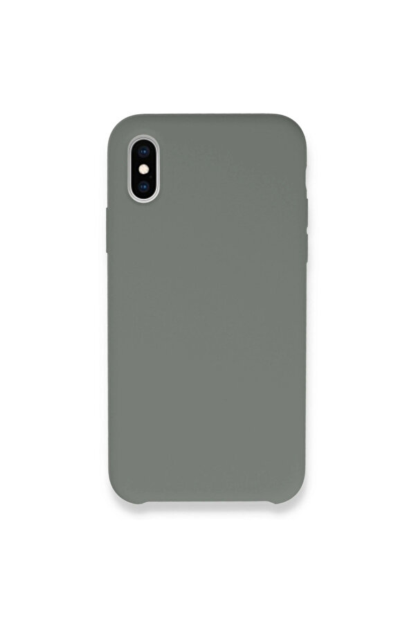 Evi̇mdeyokyok Apple İphone Xs Max Kılıf Lansman Legant Si̇li̇kon - Gri̇