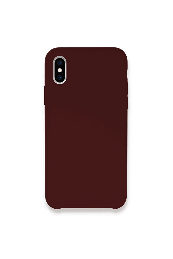 Evi̇mdeyokyok Apple İphone Xs Max Kılıf Lansman Legant Si̇li̇kon - Bordo