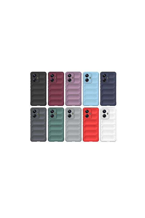 Evi̇mdeyokyok Realme 10 Pro 5G Kılıf Opti̇mum Si̇li̇kon - Krem
