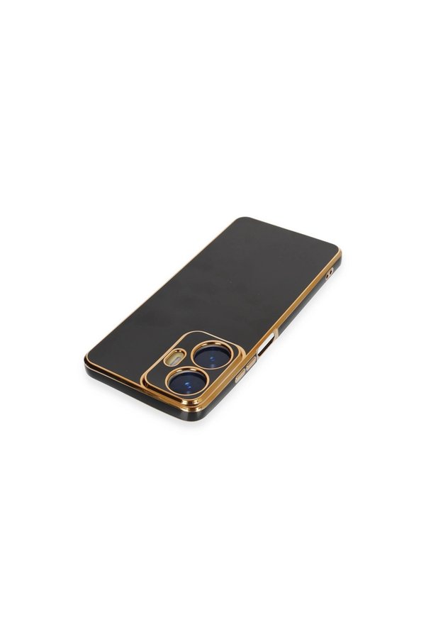Evi̇mdeyokyok Realme C55 Kılıf Volet Si̇li̇kon - Si̇yah