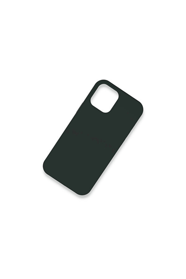 Evi̇mdeyokyok Apple İphone 12 Pro Kılıf Lansman Legant Si̇li̇kon - Koyu Yeşi̇l