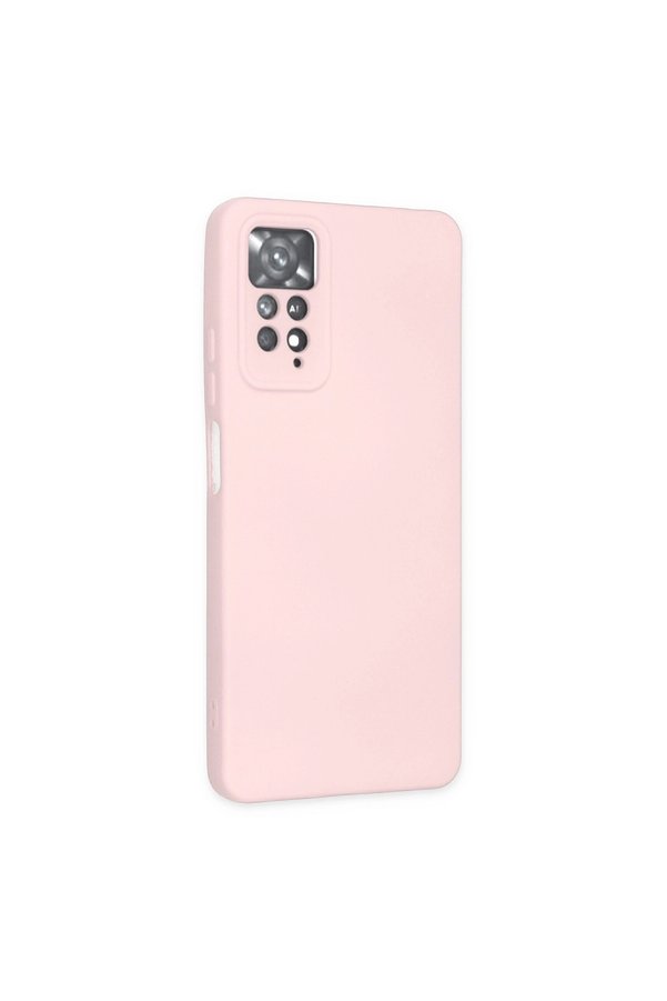 Evimdeyokyok Xiaomi Redmi Note 11 Pro Kılıf Nano İçi Kadife Silikon - Pudra