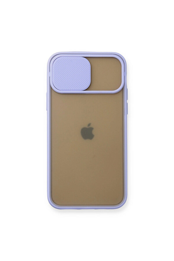 Evi̇mdeyokyok Apple İphone 11 Pro Kılıf Palm Buzlu Kamera Sürgülü Si̇li̇kon - Li̇la