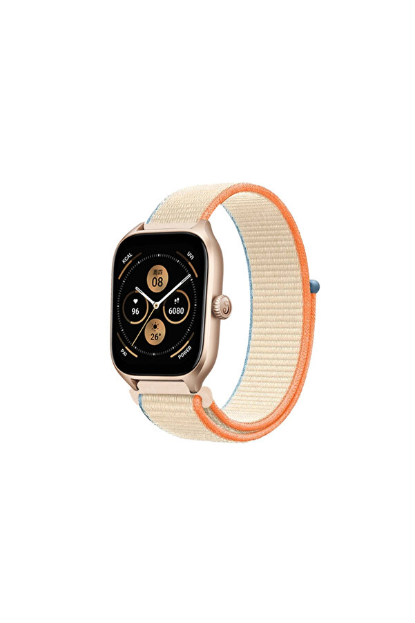 Evi̇mdeyokyok Watch 22Mm Hasırlı Cırtcırtlı Kordon - Krem