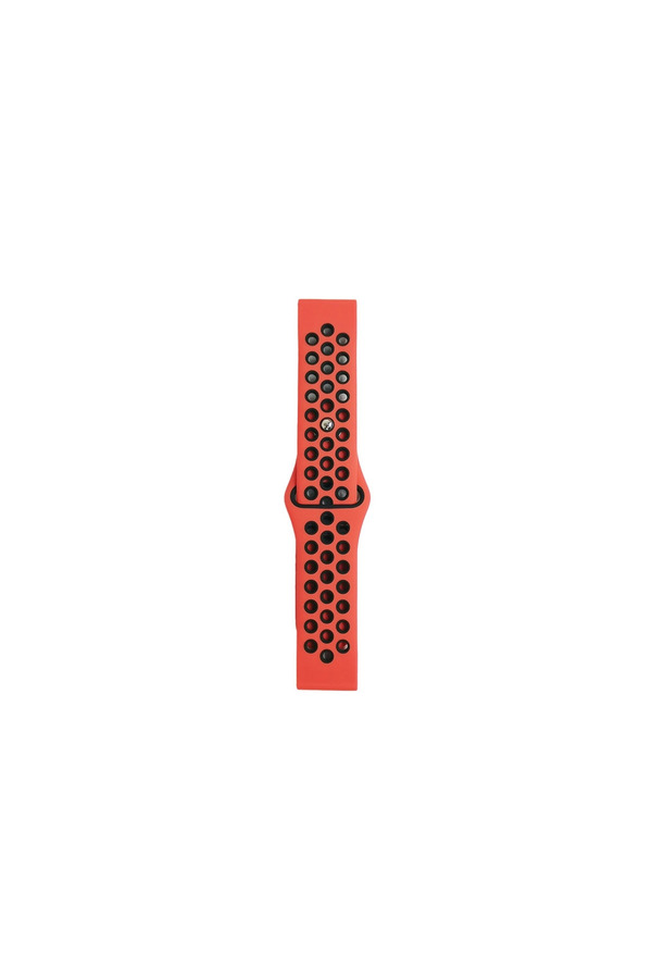 Evi̇mdeyokyok Watch 20Mm Spor Deli̇kli̇ Kordon - Kırmızı-Si̇yah