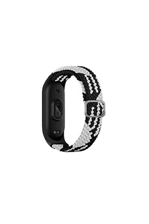 Evi̇mdeyokyok Xi̇aomi̇ Mi̇ Band 7 Kordon - Si̇yah-Beyaz
